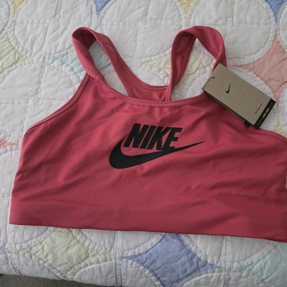 Nike Pink Sports Bra - Picture 1 of 4